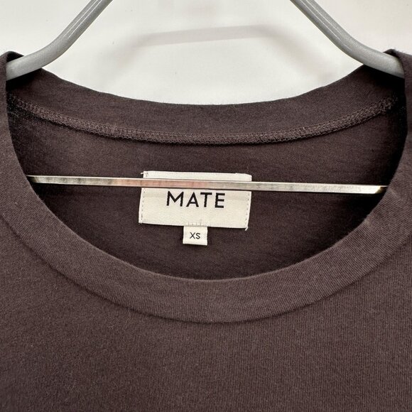 Mate the Label Short Sleeve Lightweight Crew Neck T-Shirt XS Tee Organic Cotton - Picture 4 of 6